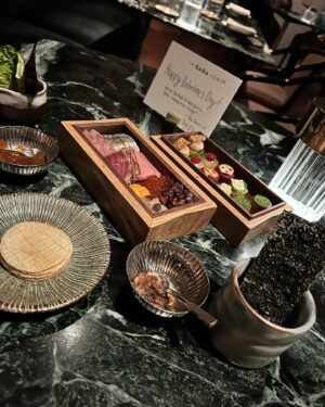 Adrienne Cheatham Instagram - Whoever said fine dining is dead hasn’t been out recently. At least they haven’t been to @saga_nyc 

Don’t get me wrong, I’m not always in the mood for a long dinner in a stuffy setting but Saga has upended that. My husband can wear his J’s and not get harassed or get dirty looks, and the music is what I would be listening to at home…hip hop, R&B, rock. It’s definitely fancy, but not stuffy and definitely fun. And more importantly THE FOOD is delicious and the execution is unbelievable! One of the best meals/dining experiences I’ve had in a minute. Thank you @chefjameskent and the amazing team for the warm hospitality and great night! 🤘🏽🔥🥂

#nyc #nycnights #datenight #finedining #fundining #theviewfromhere #thesagacontinues