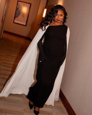 Adrienne Warren Instagram - MET debut celebrating Stephen Schwartz. 🙏🏾

@metopera 
@creativepartnersproductions 

Styled by: @shionat 
Hair and makeup: @geobrianhmu
📸: @ohmakeda