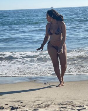 Adriyan Rae Instagram - [ life ] as of late, life’s current lesson seems to be: be like water. With the beautiful duality to be the most calming spirit and the most powerful; I feel called to move with a formless mailability that allows what I do not know; that I do not know, to surface. Thus opening myself up to be showered with unknown blessings. My highest self called and she said “It is time to surrender and be like water my friend.” And so I shall 🩵 

Blessings to you today! With summer coming to a close, I hope the sun kisses your skin and you’re reminded of how valuable and loved you are. 😘 with love | with light | -A.Rae _______________________________________________ #LoveandLight #AdriyanRae #ARae