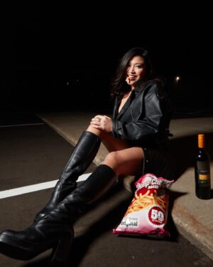 Ae Southammavong Instagram - snacks on snacks 

📸: @ic.photos.mn 

Vision: @designer_miminguyen 
Hair: @fitchef_mami_86 
Make up: @myka1uv 

#laohoes #snack #longtimenostunt #friendlyreminder