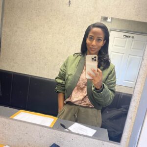 Africa Miranda Instagram - what happens to a dream deferred? 

my trailer selfie series 😆

sometimes in life you get to pick up things you thought you put down for good. on set for my 3rd project in the past 10 months. i’ve been quiet but life is good ✨🤍

xo