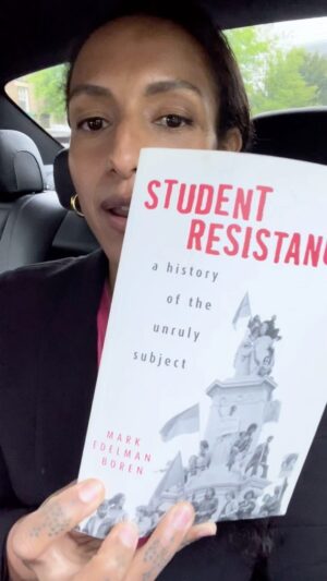 Afua Hirsch Instagram - Deeply ironic to me that so many universities’ responses to these student protests seem profoundly uneducated 

Educate yourself by reading. One book I recommend 
Student resistance: a history of the unruly subject
By Mark Edelman Boren

My takeaways:

1. As long as there have been students; there have been student protests

2. Our media’s obsession with centres of formal political power makes it ill-equipped to understand or analyse protests like this, hence the allegation they are anarchic displays of pointless disruption. They are anything but 

3. The decision to meet peaceful protest with violence - eg inviting riot police onto campus - tends to be what rallies wider public opinion in favour of the protesters. So self defeating even by its own standards 

4. There is no justification for educational institutions not being transparent about their financial dealings. And divestment works 

#Student #Protests
#Resistance
#Gaza
#Ceasefire
#divest
#freespeech 
#USC