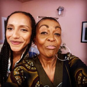Afua Hirsch Instagram - Today is the day!

#DecolonisingMyBody is published 🚀

I honestly can’t think of a better way to bring this book into the world than with the magnificent, regal (literally) @adjoa.andoh 

Your response to the book has blown me away, thank you to everyone who came to see us at @earthackney - there were priests and priestesses, movie stars and writers, students, mothers, daughters, friends and teachers, healers and dreamers in the audience. 

My incredible editor Marianne Tatepo (the beauty in orange) who played a pivotal role in turning my internal obsession into a book)

And a whole Adjoa Andoh telling me that the younger her needed my work. I am beyond grateful 💫

Get your copy now!!! 
#DMB
#books 
#bookstagram 
#knowyourhistory