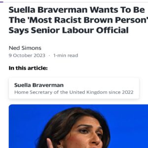 Afua Hirsch Instagram - It’s difficult to find language that adequately conveys how comfortable our political leaders have become with overt racism, outright lies, and rhetoric that costs lives 

Just when you thought we had hit rock bottom with Sajid Javid, we got Priti Patel. When she seemed an unparalleled disaster, we got Suella Braverman.

There may be no accountability but we will not forget 

#racist
#leaders
#politics
#oppression
#knowyourhistory