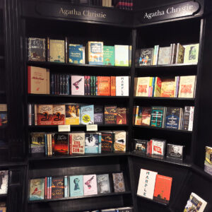 Agatha Christie Instagram - Who is out book shopping this weekend? 📚🛍️ We always love the range of Christie's available at @hatchardspiccadilly in London!

#AgathaChristie #Hatchards #BookShopping #BookShelves #ClassicCrime #CrimeFiction #BritishCrime