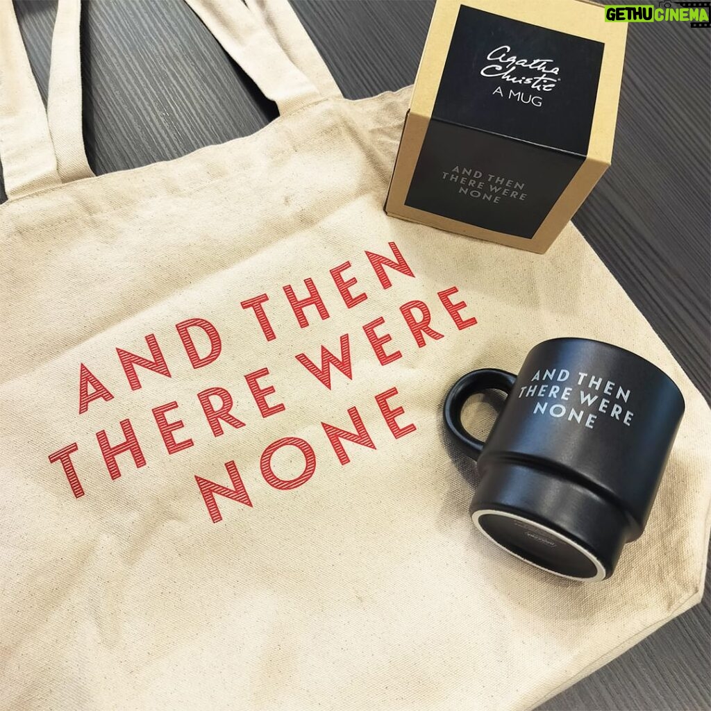 Agatha Christie Instagram - We are lucky enough to have lots of And Then There Were None goodies from around the world in our office including: 🎬 BBC prop 🎭 Set design from Chinese stage production ☕ Mug from @hayakawashobo 👜 Bag from @hayakawashobo 📷 Photos from the BBC adaptation #AgathaChristie #AndThenThereWereNone #TVProps #QueenOfCrime