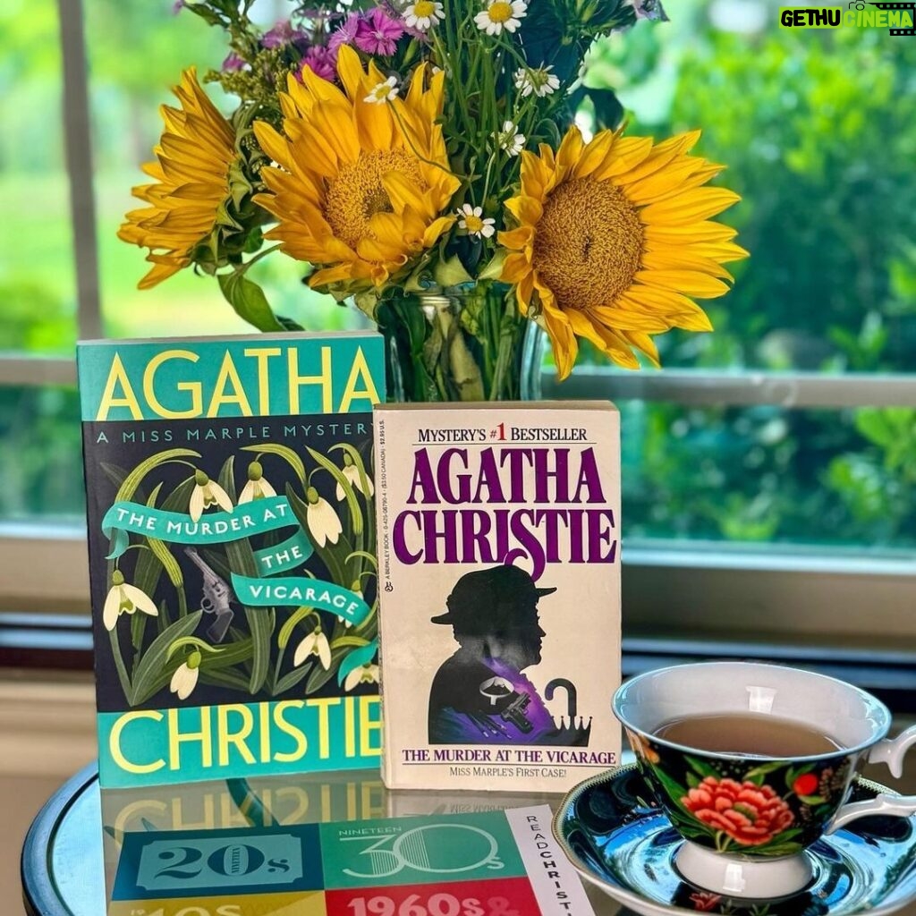 Agatha Christie Instagram - Which 1930s book did you choose to read this month and how many stars did you rate it? ⭐ 📷 @readthisandsteep, @pisanezusmiechem, @historic_chronicles, @di.cultura, @mameyof4, @travels.along.my.bookshelf and @radicalging #Regram #ReadChristie2024 #TheMurderAtTheVicarage #AgathaChristie