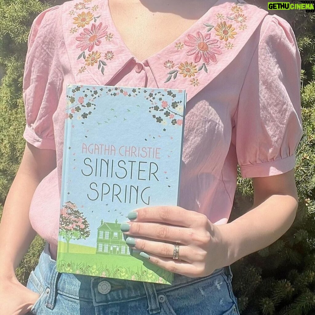 Agatha Christie Instagram - 🌷🌼 We've spotted so many of you picking up this short story collection recently! Have you read it yet? 📷 @alice_loves_books_, @agatha.czsk, @books_and.nails, @mels_reads_, and @zaczytanaksiegowa #Regram #AgathaChristie #SinisterSpring #ShortStoryCollection #MurderMysteryStories