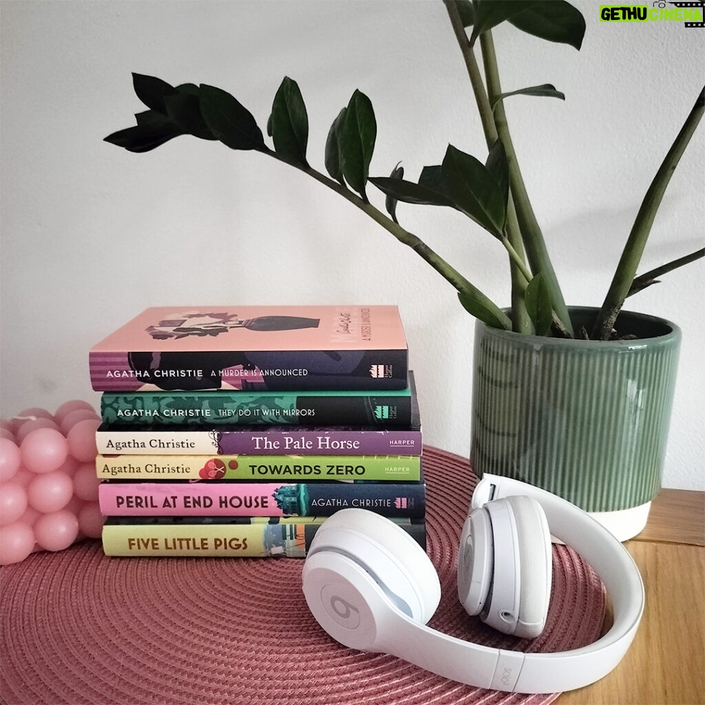 Agatha Christie Instagram - Did you know ❓🇺🇸 June is audiobook month, making it the perfect opportunity to try your first audiobook, or to indulge in an old favourite. 🎧 Which story will you listen to? #AgathaChristie #AudiobookMonth #JuneBooks #Audiobooks