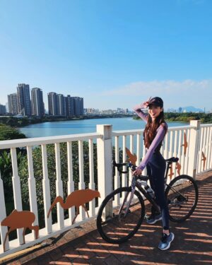 Aggie Hsieh Instagram - Reunited with my bike ❤️ looking forward to a new year full of adventures with you 😊