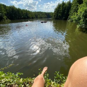 Aggy K. Adams Instagram - Lake reset 💚🌿