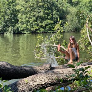 Aggy K. Adams Instagram - Lake reset 💚🌿
