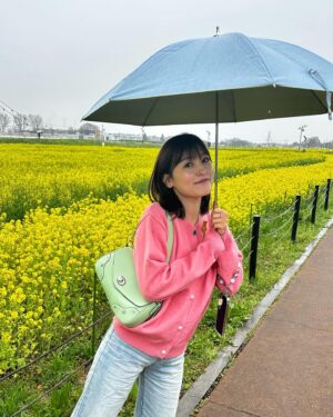 Ai Moritaka Instagram - 桜はまだだったけど
菜の花満開だった〜❁♡