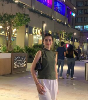 Aicel Ramzy Instagram - Green is the color of luck, and I’m feeling lucky today😄