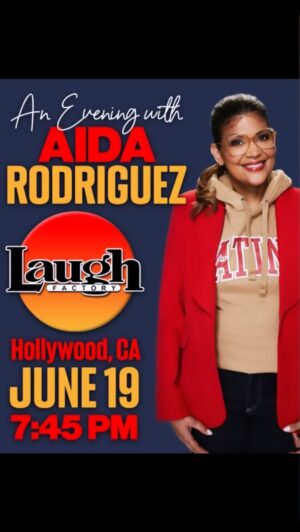 Aida Rodríguez Instagram - That’s right, LA! I’ll be at the @laughfactoryhw running my hour on June 19th and I can’t wait to share it with you! Get your tickets now on FunnyAida.com. See you soon! 

May 29 @citywinerychi (Chicago, IL)
June 13 @thestandnyc (NYC, NY)
June 15 @tatolavieratheatre (New York, NY)
June 19 @laughfactoryhw (Hollywood, CA)
June 29 @citywinery_pgh (Pittsburgh, PA)
June 30 @citywineryphil (Philadelphia, PA)
Aug 9-10 @funnybonecomedyclubs (Cleveland, OH)
Aug 21 @citywinerynyc (New York, NY)
Aug 22 @citywinerybos (Boston, MA)
Sep 5-7 @dccomedyloft (Washington DC)
Sep 12-13 @sanjoseimprov (San Jose, CA) 

#aidarodriguez #igetmylikesinperson