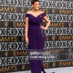Aida Rodríguez Instagram - Emmys. 💫 Makeup: @bryanmendez Hair: @anthonypazos Dress: @pamellaroland Shoes: @ingiliz_official via @regardstylehouse Jewelry: @sunseekerjewelry Nails: @nailartfairy Thank you: @kevcouture Last slide is definitely my fave! 😁