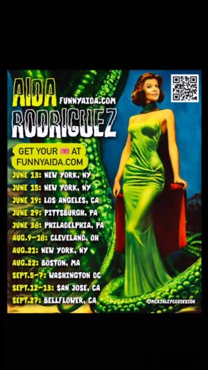 Aida Rodríguez Instagram - My City Winery tour continues and my next stop is Pittsburgh! Come see me at the @citywinery_pgh on June 29th! Doors open at 6pm and the show begins at 7:30pm. Get your tickets now through the link in my bio or at FunnyAida.com See you soon!!

June 13 @thestandnyc (NYC, NY)
June 15 @tatolavieratheatre (New York, NY)
June 19 @laughfactoryhw (Hollywood, CA)
June 29 @citywinery_pgh (Pittsburgh, PA)
June 30 @citywineryphil (Philadelphia, PA)
Aug 9-10 @funnybonecomedyclubs (Cleveland, OH)
Aug 21 @citywinerynyc (New York, NY)
Aug 22 @citywinerybos (Boston, MA)
Sep 5-7 @dccomedyloft (Washington DC)
Sep 12-13 @sanjoseimprov (San Jose, CA) 

#aidarodriguez #igetmylikesinperson
