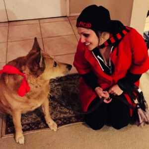 Aimee Interrupter Instagram - Just had the most heartbreakingly difficult week of my entire life. I had to say goodbye to the best friend and greatest love I have ever known, my sweet Daisy. Everyone who knows me knows how inseparable we were and how much we have gone through together. She came into my life when she was 3 months old and she was my baby girl for 13 years.  She saved my life countless times and in countless ways. She was my entire world. I will miss her everyday and cherish every beautiful memory with her for the rest of my life. She blessed my life in immeasurable ways and taught me so much about love. I’m so grateful I got to love her and be loved by her. What an honor it was to be her Mama. I’ll love you forever Daisy. Sleep with the angels my sweet girl. ❤️🐾