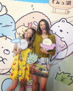 Aimee Teegarden Instagram - 💜Kawaii Queens💜 #adventures #weirdos 👯‍♀️ #sumikkogurashi