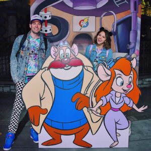 Aimee Teegarden Instagram - A belated very Happy Birthday to this caballero and my ❤️ 🎂🎉 #rescuerangers #disneylife  #latergram