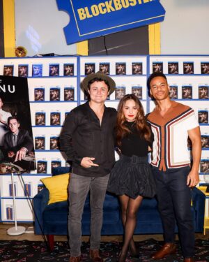 Aimee Carrero Instagram - The Menu x Blockbuster 📼⁣
⁣
The collab we didn’t know we needed!⁣
⁣
Styling: @bradgoreski @daniela_viviana ⁣
Hair: @bobbyeliot ⁣
Color: @mothermaehair ⁣
Makeup: @storyofmailife ⁣
Photos: Getty and @bobbyeliot⁣
⁣
@themenufilm is now available on blu-Ray and digital