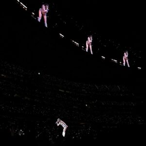 Aimee Carrero Instagram - 🎵my reputation’s never been worse so you must like me for me 🎵🐍⁣
⁣
my gorgeous niece ella took us to the eras tour last night and it was the most magical, earnest good time i’ve had maybe ever. vibes were immaculate 🫶🏽✨⁣
⁣
my pal @ethantobman creative directed a true masterpiece with this tour. so so proud