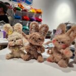 Aimee Chan Instagram - The girls made the cuuuuuuutest stuffie 🧸🧸 out of fluffy pipe cleaners 💖 while the boys... (really it was Daddy and their teacher) knit two soccer balls. ⚽️⚽️ Ha Ha! 🤪 #flashback #easter #chanchanfamily #familymemories