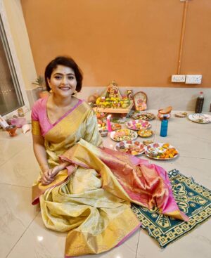 Aindrila Sharm Instagram - শুভ কোজাগরী লক্ষী পুজো 🪷