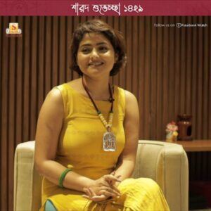 Aindrila Sharm Instagram - এবছর বাড়ির সবার সাথে পুজো কাটাবে @aindrila! 

#DurgaPuja2022 #DurgaPuja #SurinderFilmsTelevision