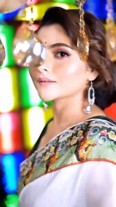 Aindrila Sharm Instagram - PUJO SPECIAL ♥️ 💄Rana Ghosh 👧 Sunny Roy 👗 Adwitya Royal Collection 📷 Sudip Biswas Shoot manage by Aditi Ghosh