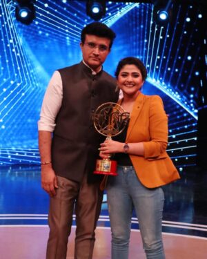Aindrila Sharm Instagram - Had a wonderful time ♥️ 

Thank you so much everyone for immense support 🫶🏻

@souravganguly @zeebanglaofficial