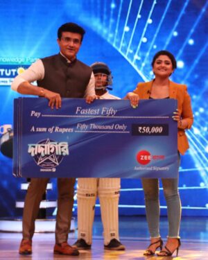 Aindrila Sharm Instagram - Had a wonderful time ♥️ 

Thank you so much everyone for immense support 🫶🏻

@souravganguly @zeebanglaofficial