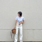 Airi Matsui Instagram - まだまだ暑いね〜☀️ pants @amiparis shoes @amiparis bag @marni