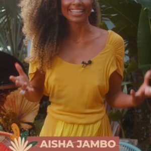 Aisha Jambo Instagram - Vem aí uma super edição do #EspecialMulherNegra 
Preparamos um programa incrível e vocês são os nossos convidados. Dia 25 de julho, às 20h30 no canal @eonlinebrasil Axé meu povo e não percam! 

#zezemotta #mulheresnegras #julhodaspretas #25dejulho #diadamulhernegra #canalE #aishajambo