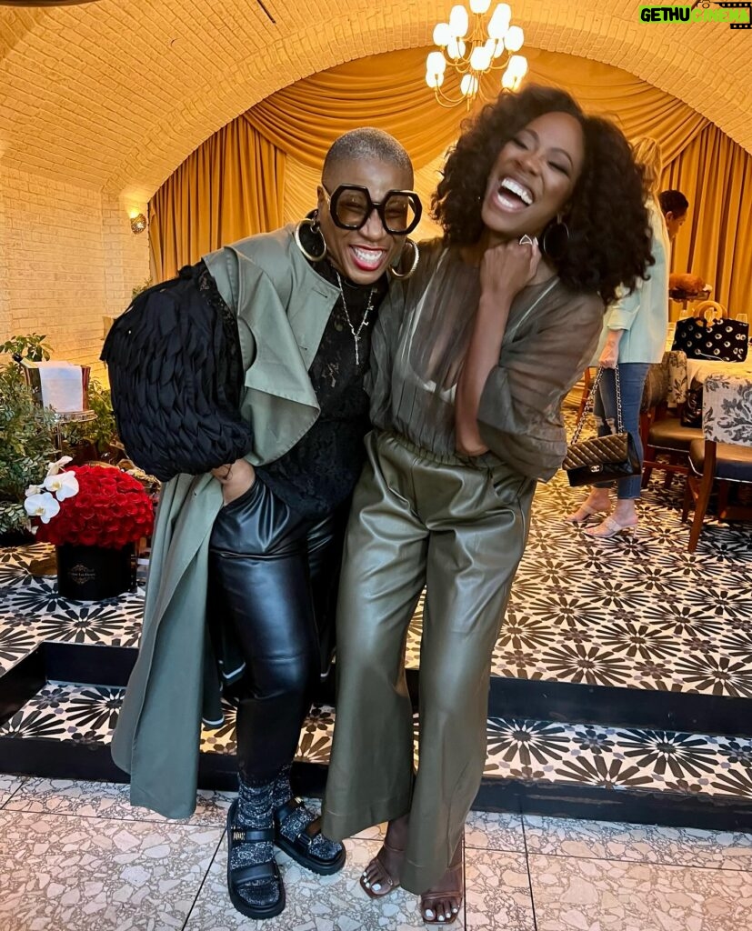 Aisha Hinds Instagram - •| F O R T Y • F I E D |• verb. protected & strengthened inside and out It is a blessing to bear witness to her walking into this beautiful new season of life. It is a such a joyful experience to be in fellowship and friendship with @yvonneorji. We have traveled the trenches of deep guttural glee, monumental milestones, harrowing heartbreak, profound pauses for prayer, and more than a few funny FaceTimes that bring it all together. She encourages, enlightens, empowers, and endows from the wellspring of her wisdom; A collection of knowledge gathered by paying the costs through four decades of life lessons and loss. May this year usher her sweetly into deeper joy and insurmountable peace. May she be fortified in all that she has learned, and be delighted by all that God waited to reveal until such a time as this…. Happy Birthday @yvonneorji