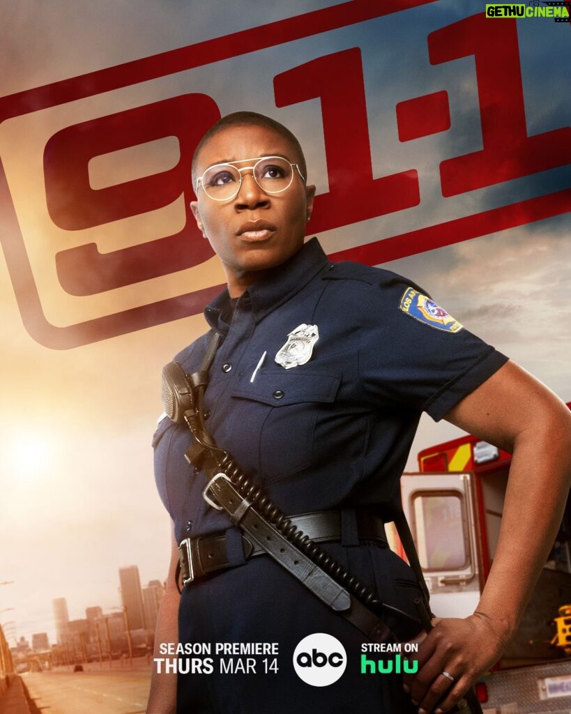 Aisha Hinds Instagram - Henrietta “Hen” Wilson is coming back to your screens Thursday on ABC. #911onABC