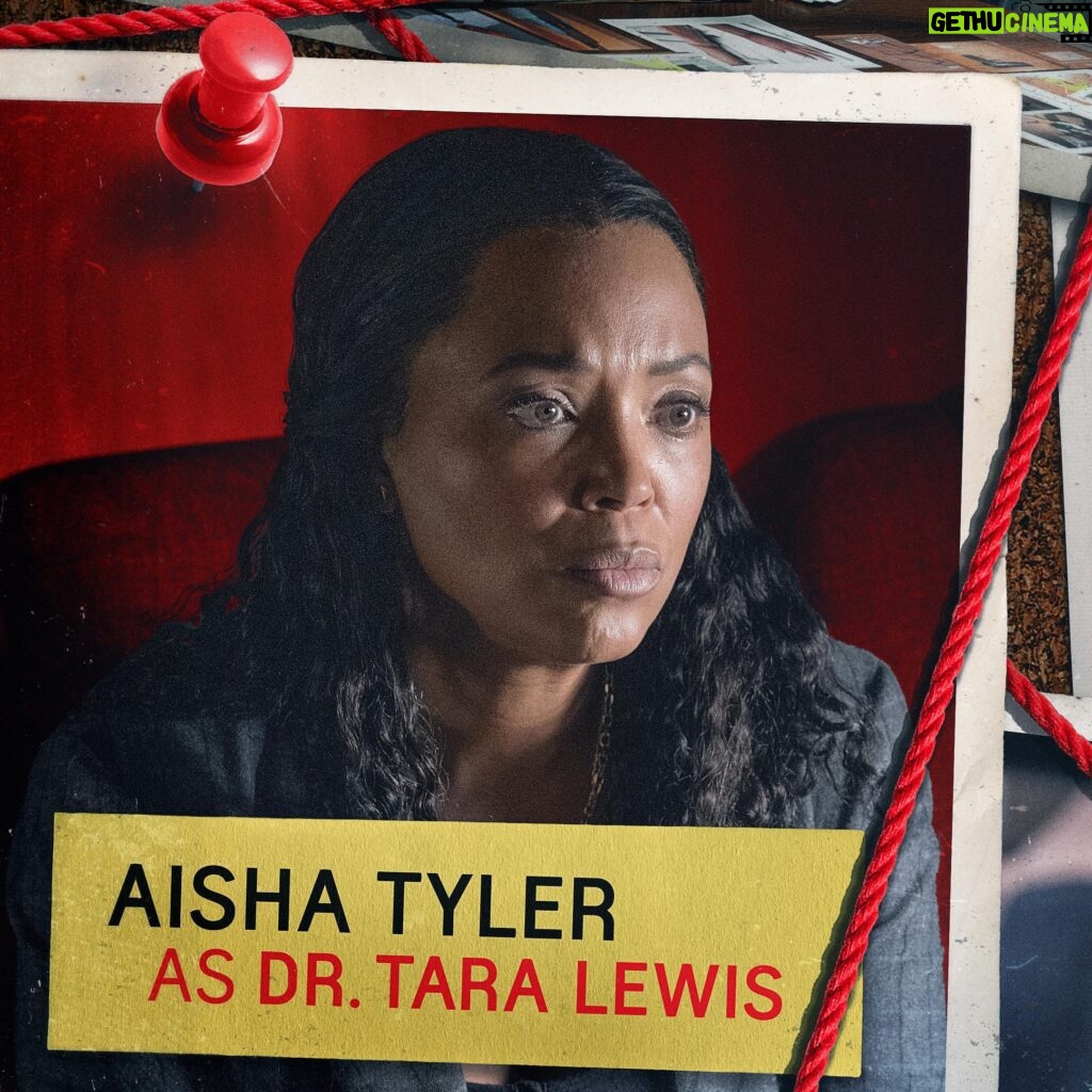 Aisha Tyler Instagram - She knows the brains of serial killers inside and out. #CriminalMinds
