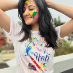Aishwarya Sen Instagram - Happy Holi 🩷💚❤️💜💙💛