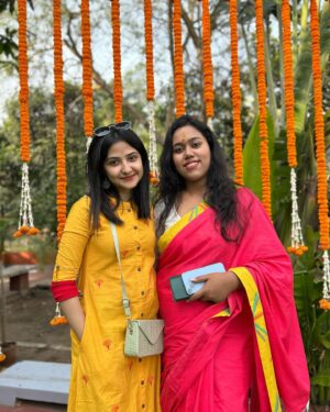 Aishwarya Sen Instagram - Haldi Scenes 💛

#biyebari #festiveseason #goodvibes #moments