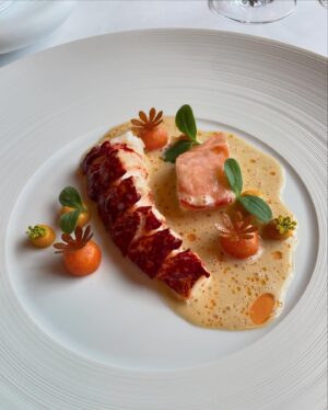 Aiste Miseviciute Instagram - Classic cooking at its best from the most stellar ingredients one can find in the British isles at the Ritz London @theritzlondon by chef @johnwilliamschef and his team. Impeccable service as always too. 

In the pictures

- Dorset crab with crème fraîche and Imperial caviar
- Beef tartar and caviar tartelette
- Isle of Mull scallop,avocado and citrus
- Native lobster, spiced carrot, lemon verbena and finger lime, accompanied by some ginger and lobster barbajuan
- Beef Wellington
- Crêpes Suzette
- Ritz Chocolate Souffé, whose recipe has remained unchanged since 1906