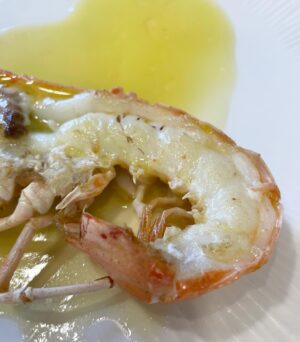 Aiste Miseviciute Instagram - Just a kilometer or so away from Bilbao Airport lies Spain's best-kept secret, Asador Taskas @asador_taskas. Although this seafood temple may have a surprising location, its stellar ingredients and impeccable grilling techniques merit a special trip not only from the airport arrivals. Whether it's superb Galician clams, giant langoustines, or the king of all fish, Cantabrian El Rey, Taskas owner Ángel Leon sources only the best ingredients from the Spanish seas. Here, time stands still, and you are transported to the ultimate seafood and ingredient temple, without any doubts, among the best in the Basque Country.

In the pictures

- Squid filled with caramelized onions
- Anchovies
- Home marinated salmon with orange sauce and black salt
- Green peppers 
- Grilled cigala
- Magnificent El Rey fish