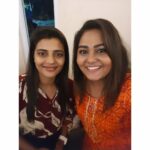 Akalya Venkatesan Instagram – With my cutest #farhana 🥰 @aishwaryarajessh sis