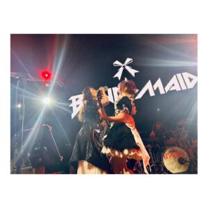 Akane Hirose Instagram - 2023.12.21
"BAND-MAID  ONE MAN SHOW in Hong Kong 2023" at MacPherson Stadium

唔該晒!!

It had been 6 years since I last visited Hong Kong.

I was so happy to be able to perform live in Hong Kong after a long time. 

Let's definitely meet again!