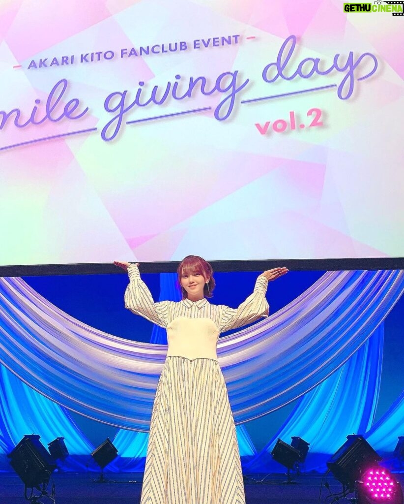 Akari Kito Instagram - #鬼頭明里 ファンクラブイベント「smile giving day vol.2」 ご来場いただきありがとうございました😊🙏 「みちくさ」「晴れ待ちノオト」を初歌唱しました🎤💙 いかがでしたでしょうか？ 里民の皆さんが楽しい時間を過ごしていただけていたら、とても嬉しいです✨