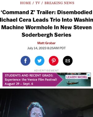 Akilah Hughes Instagram - *POSTING IN ACCORDANCE WITH SAG AND WGA RULES* okay so horrible timing, but completely outside the studio system— I’m super proud to tell you I wrote on this Steven Soderbergh (🥹🤩🎥) and Kurt Andersen show, COMMAND Z, that Steven self-produced and is releasing via his website extension765.com My friends @chloebadcliffe and @roywoodjr star alongside Michael Cera, Liev Schreiber and more and I’m just hype that I got to be part of it. The trailer is the final slide. Ahhhh! Okay back to the picket line Monday. But hope you check this out.