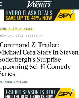Akilah Hughes Instagram - *POSTING IN ACCORDANCE WITH SAG AND WGA RULES* okay so horrible timing, but completely outside the studio system— I’m super proud to tell you I wrote on this Steven Soderbergh (🥹🤩🎥) and Kurt Andersen show, COMMAND Z, that Steven self-produced and is releasing via his website extension765.com My friends @chloebadcliffe and @roywoodjr star alongside Michael Cera, Liev Schreiber and more and I’m just hype that I got to be part of it. The trailer is the final slide. Ahhhh! Okay back to the picket line Monday. But hope you check this out.