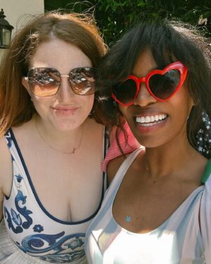 Akilah Hughes Instagram - It’s not the fourth of THEYLIE without my buds 🇺🇸 So many parties so little time and I’ll spare you any more fireworks pics. ❤️🤍🩵