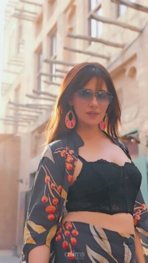 Akshitaa Agnihotri Instagram - Digital print Boho look of @akshitaa.agnihotri 
Design by @sangeetakrishnani_fashion 

Shot by @asimsproductionfilms 🫠🥂✨
.
.
Shades :- @chanelofficial 
.
.
.
Location @alseefdubai 
.
.
#digitalprint #cordset #sangeetakrishnani #burdubai #alseefdubai #Asimprouduction #contentcreators #ad #dubai2024