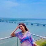 Akshitaa Agnihotri Instagram - @grandhyattkochi Vlog Rooftop view🤩✨✨🙂‍↔️ Wearing @sangeetakrishnani_fashion Jewellery @sorayajewels.in Shot by @calypsoweddingstudio Conceptualised by @lovell.prabhu Produced by @karanthakkar1 #luxurytravel #vacation #instatravel #beautifulhotels #beautifuldestinations #luxuryresort #wanderlust #kerala #kochi #akshitaaagnihotri #wanderer #unwind #staycation
