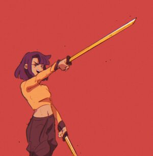 Alaine Baybayan Instagram - hello art block
.
.
#originalcharacter #originalcharacters #streetwearfashion #comicart #sketches  #fighting #sword